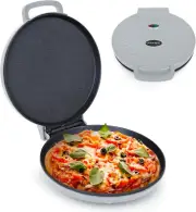 Pizza Maker 12-Inch Pizzas Machine, Newly Improved Cool-Touch Handle Non-Stick P