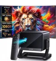 Projector Agreago A3 1080P, 11000 Lumens, 360-Degree Stand, Wi-Fi & Bluetooth L1