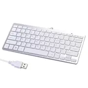 USB Wired Keyboard for Mac and Window Scissor Keys Super Thin Compact Multimedia