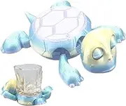 3d Printed Turtle Coaster, Turtle Coaster With Funny Expression, Creative Open-eyed Drink Cup Pad,when You Put A His Back-Fully Dining Room Decoration