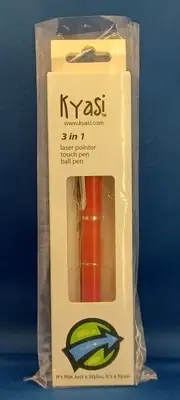 3 in 1 Stylus / Touch - Ball Point Pen - Red Laser Pointer ~ Color: Red -E
