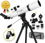Telescope for Adults & Beginners, Astronomical Portable 80Mm Aperture Telescope