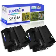 2 PACK - Black Q1338A 38A Toner Cartridg for HP LaserJet 4250dtn 4250dtnsl 4250n