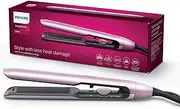 Philips 5000 Series Hair Straightener with ThermoShield Technology, Mauve [Model BHS530/00] Pink