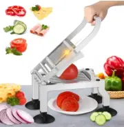 Newhai Commercial Tomato Slicer 0.4”/10mm Thickness Manual Tomato Cucumber….
