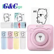 PeriPage A6 Portable Wireless Bluetooth Mini Printer Phone Photo For Android IOS