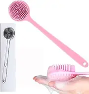 Back Scrubber for Shower Bath Brush with Long Body Brush for Removing Shower Back Scrubber Double Sided Shower Brush for Shower Scrub for Body Cleaning
