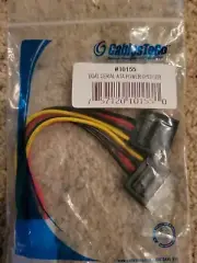 CTG 10155 IDE Molex to 2 Serial ATA SATA Y Splitter HD Power Supply Adapter NEW!