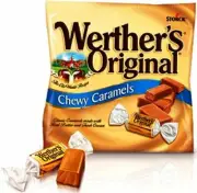 Lor of (12) Werther's Original Chewy Caramels 2.40oz Bags German Candy Storck