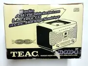 Teac SL-D80 (BLACK ) Retro AM FM Stereo Alarm Clock Radio Compact Disc Digital