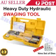 Heavy Duty Hydraulic Swaging Tool Kit for Stainless Wire Crimping and Steel Dies