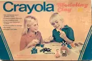 Vintage 1979 NOS New Unused Crayola Modeling Clay Set Clay is Hard