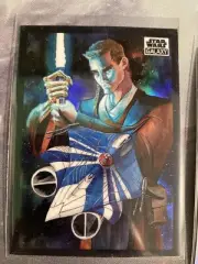 2022 Topps Star Wars Galaxy REFRACTORS MINT Anakin + Concept Art + Weequay