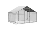 Pawz Chicken Coop Cage Large Walk in Hen Run Rabbit Hutch Ferret House Cover 2M