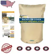 Waterproof Backflow Preventer Cover - Insulated for Cold Weather Protection