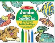 Melissa & Doug - Jumbo Colouring Pad - Animals