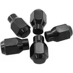 Aeroflow 7/16"-20 Conical Et Closed Wheel Nuts Black (5 Pack) - AF3021-4000
