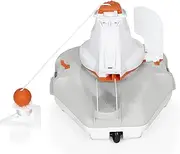 [Bestway] Flowclear AquaGlide Automatic Pool Cleaning Robot | Robotic Vacuum Cleaner Features Cordless, Rechargeable Battery | Designed for Flat-Bottom Above Ground and Inground Swimming Pools
