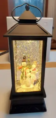 Eldnacele Singing Battery Operated & Plug-in Musical Lighted Christmas Snowmen