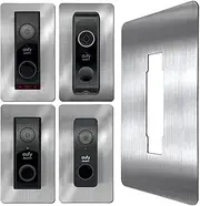 [Baron Design] Stainless steel bezel without drilling, accessories for Eufy video doorbell/video doorbell, E340, 2K HD, S330, slim, bracket, shield, attachment, plate for bell