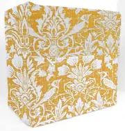 Gold Floral Damask Bread Machine Cover