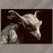 5x7" Beast Monster Weird Creepy Imaginary Friend Nightmare Scary Unusual Pet
