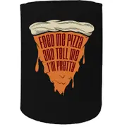 Alcohol Food Stubby Holder - Feed Pizza - Funny Novelty Birthday Gift Joke Beer Can Bottle Coolie