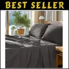 Luxury 1000 Thread Count 100% Egyptian Cotton Queen Sheets, Dark Grey - 4PC Set
