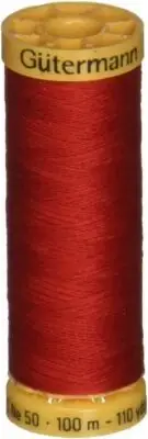 Gutermann Natural Cotton Thread 110 Yards-Bright Red