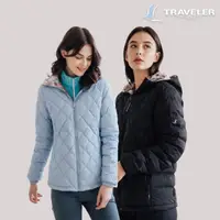 在飛比找momo購物網優惠-【TRAVELER 旅行者】男女款雙機能撥水羽絨外套(雙機能