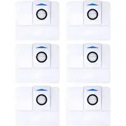 6Pcs Dust Bag for DEEBOT X1 Omni Auto-Empy Station,3L Capacity Replacement Bag for ECOVAS Omni X1/X