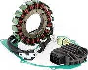 Regulator Magneto Stator Coil Gasket Kit Compatible With Yamaha YFM 400 Big Bear 2002-2005