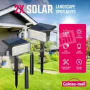 Solar LED Spotlight Outdoor Garden Landscape Pathway Yard Lawn Fence Light Lamp