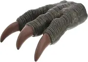 [TEMPNAP] Dinosaur Claw Dinosaur Skeleton Cosplay Dinosaur Paw Dinosaur for Hands Alien Mask Pin The Tail The Dinosaur Glove Dinosaur Mask Puppet The Costume Inflatable Grey Plastic