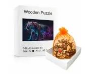 Psychedelic Tiger Wood Puzzle