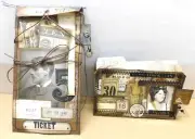 Junk Journal Ephemera Money Envelope & File Tags Vintage Style Add-Ons