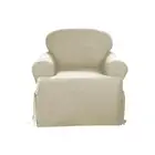 Duck Solid T-Cushion Chair Cover, Relaxed Fit, 100 Percent Cotton, Machine Wa...