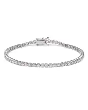 Bloomingdale's Fine Collection Certified Colorless Diamond Tennis Bracelet in 14K White Gold 2.0 tcw