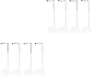 CIYODO 2sets Practical Doll Brackets Doll Stand for Display Stand Small Base Easy Assembly 4pcs*2
