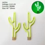 3V Cactus Shape Cartoon Pattern Flexible Filament Christmas Light Access.pi