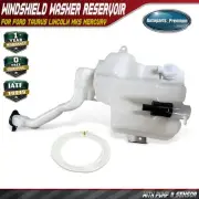 Windshield Washer Reservoir with Cap & Pump for Ford Taurus Lincoln MKS Mercury