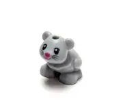 Lego - Animals - Grey / Gray, Hamster / Mouse