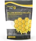 HONEY JOY Yellow Beeswax Pellets 250G - 100% Pure Highest Grade from an Australi