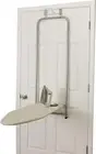 Mini Over The Door Ironing Board with Silver Frame and Noise-Reducing Features