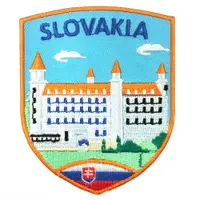 在飛比找松果購物優惠-斯洛伐克 布拉迪斯拉發城堡 刺繡袖標 布標 布貼 補丁 貼布