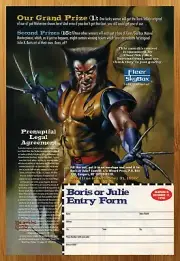 1996 Boris Vallejo Wolverine Vintage Print Ad/Poster SkyBox X-Men Cards Art 90s