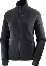 [Salomon] Women's Standard Essential Micro Fleece, DEEP Black