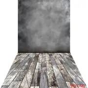 10'x20'CP Grey Abstract Cloud Scenic Microfiber Fabric background backdrop SD146