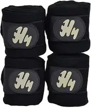 Hy Stable Bandage (Set Of 4) (UK Size: 3m x 10cm) (Black)