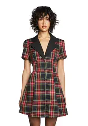 [Current Mood] Devil You Don't Exist Plaid Dress